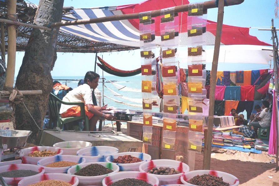 Hippie-Markt am Anjuna Beach